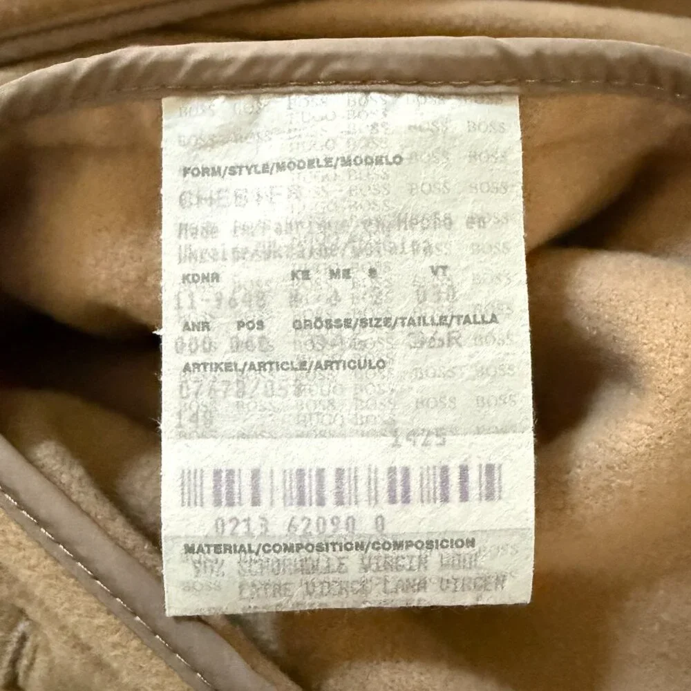 Hugo Boss Jacket Wool/Cashmere Size 36R - Picture 6 of 6